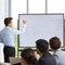 Costway 48''x36'' Mobile Magnetic Double-Sided Reversible Whiteboard Height Adjust